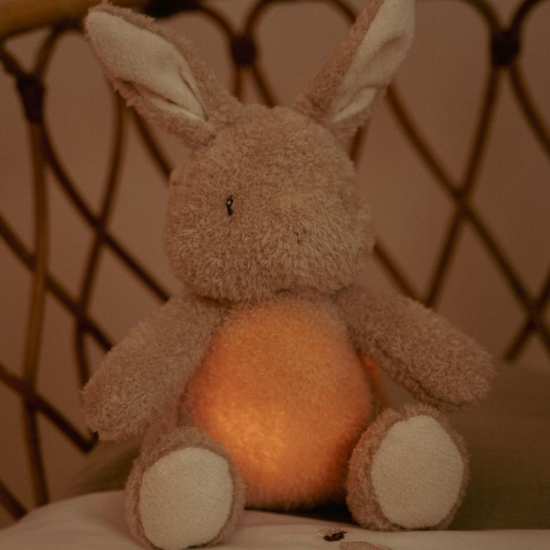 Peluche musicale et lumineuse Lapin Newborn Little Dutch Ambiance 2