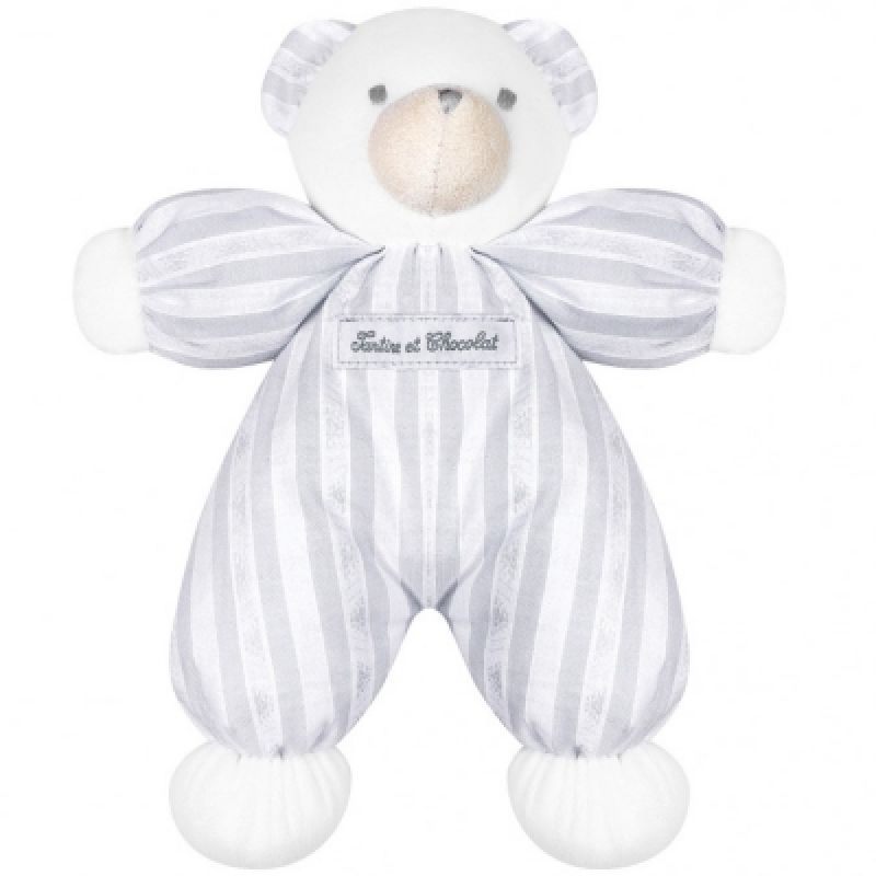 Peluche ours gris Collection 1977 (25 cm) Tartine et Chocolat
