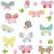 Variation Multicolore du produit Stickers Just a touch Papillons (26 x 19 cm) de la marque Mimi'lou
