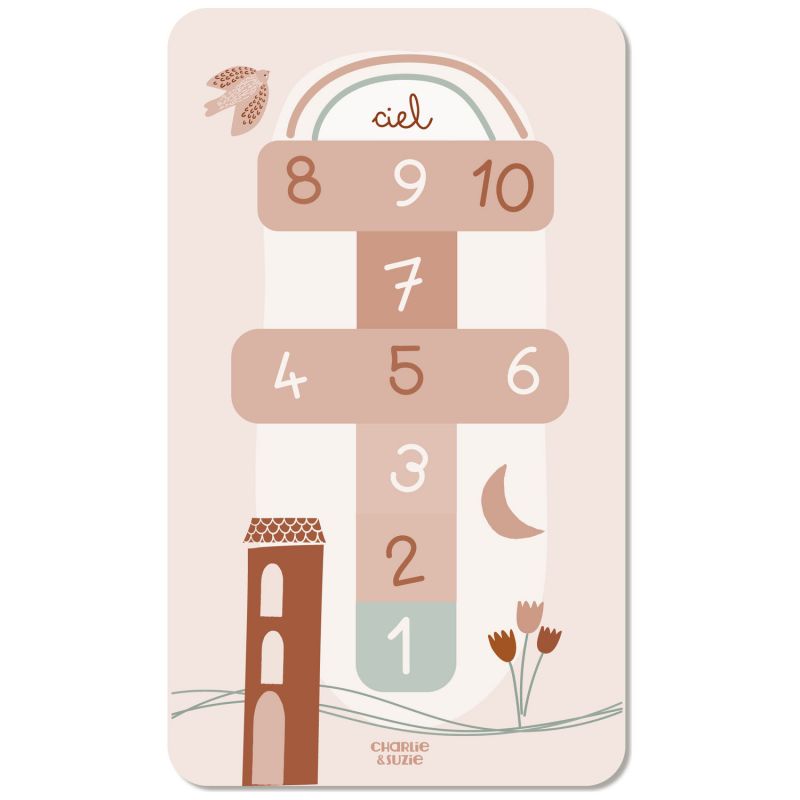 Tapis de jeu Marelle Paloma Charlie et Suzie Produit 1