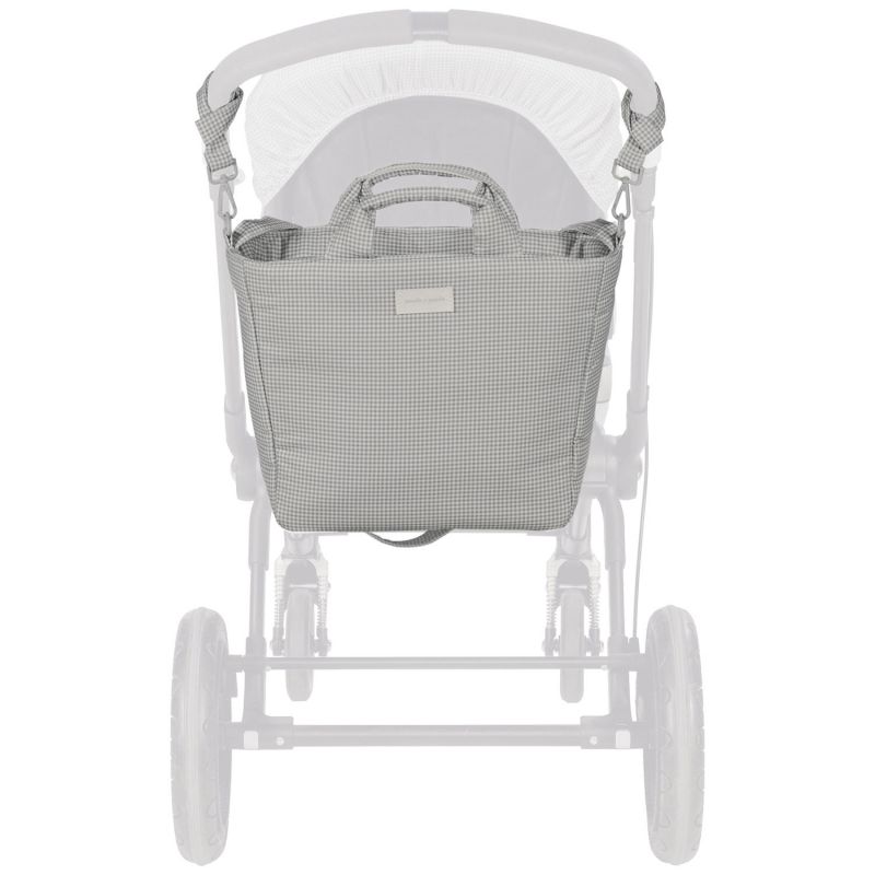 Sac à langer Little Bloom Vichy Gris Pasito a pasito Produit 3