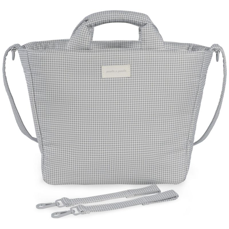 Sac à langer Little Bloom Vichy Gris Pasito a pasito Produit 5