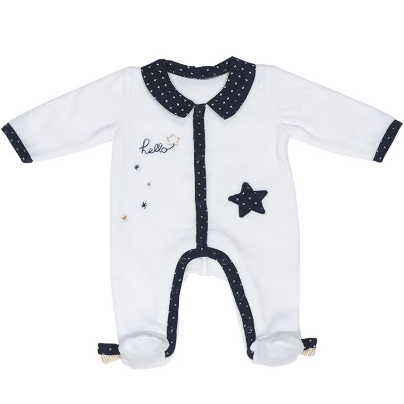 Pyjama chaud étoile Hello (3 mois) Sauthon