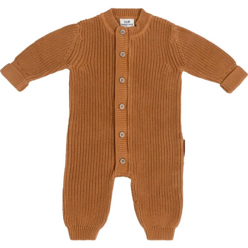 Grenouillère tricotée Soul caramel (3 mois) Baby's Only