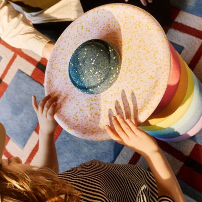 Jeu de motricité Spring Special Rainbow Set pastel (7 blocs)