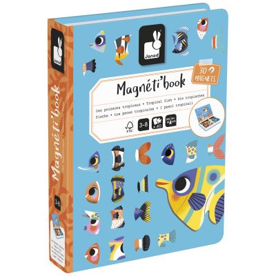 Jeu magnétique magneti'Book Poissons tropicaux