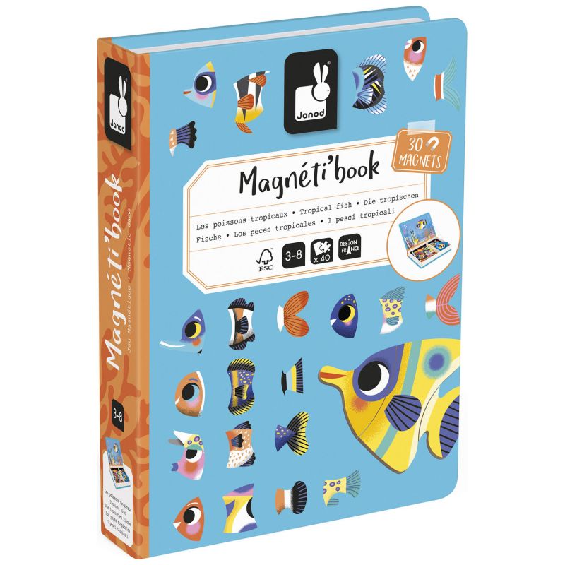 Jeu magnétique magneti'Book Poissons tropicaux Janod Produit 2