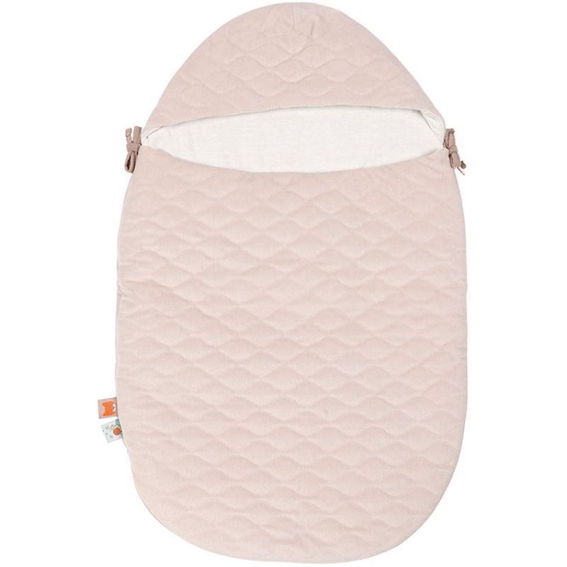 Nid d'ange passe sangle Fanny & Oscar rose pâle (70 cm) Nattou