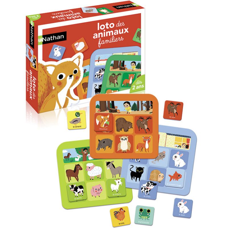 Loto des animaux familiers Nathan