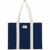 Variation Bleu, écru du produit Sac cabas Oscar Navy de la marque Hindbag