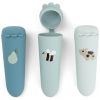 Lot de 3 moules à glace silicone Dotti Bleu Done by Deer Produit 1