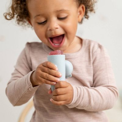 Lot de 3 moules à glace silicone Dotti Bleu