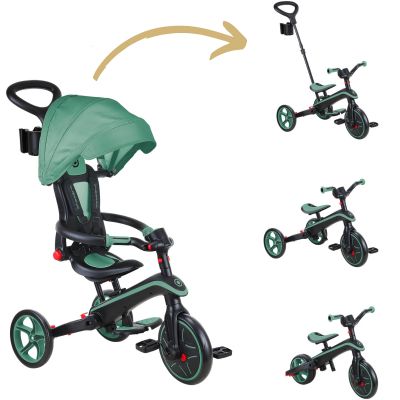 Tricycle Trike Explorer Foldable 4 en 1 Olive Globber