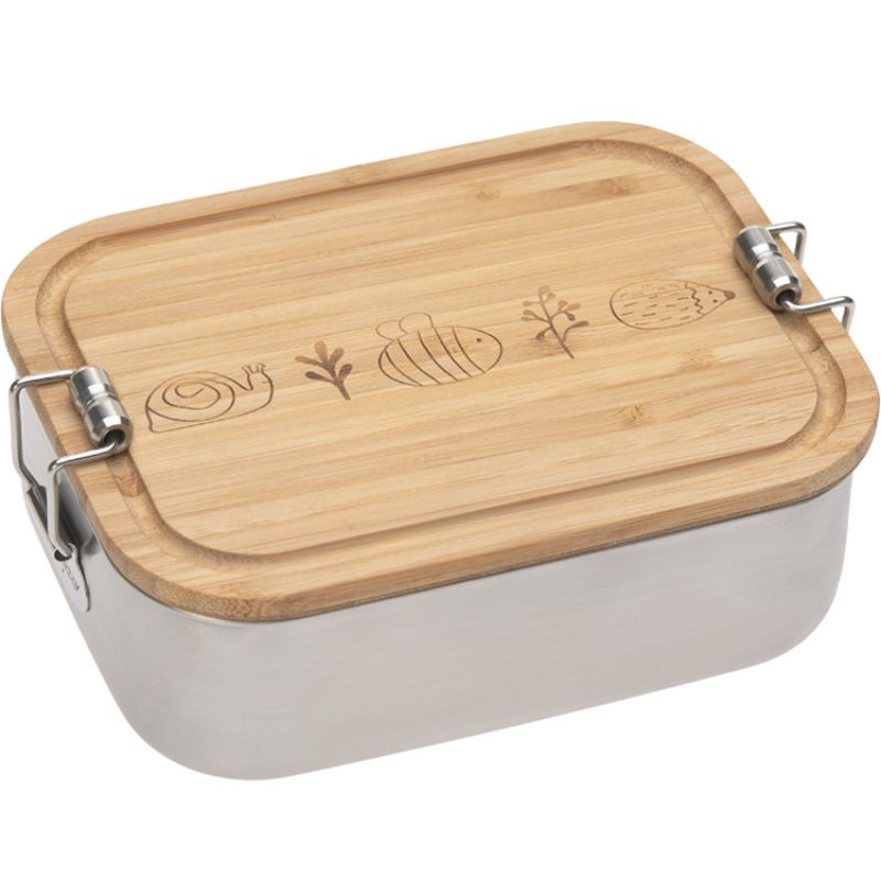 Lunch box inox et bambou Garden Explorer Lässig
