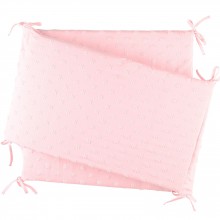 Tour de lit rose Mix et Match (pour lits 60 x 120 cm ou 70 x 140 cm)  par Noukie's