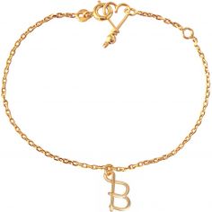 Bracelet chaîne La majuscule jaune (personnalisable) - Padam Padam