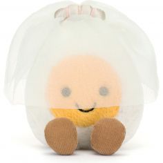 Peluche Amuseable Oeuf à la coque Mariée (14 cm)