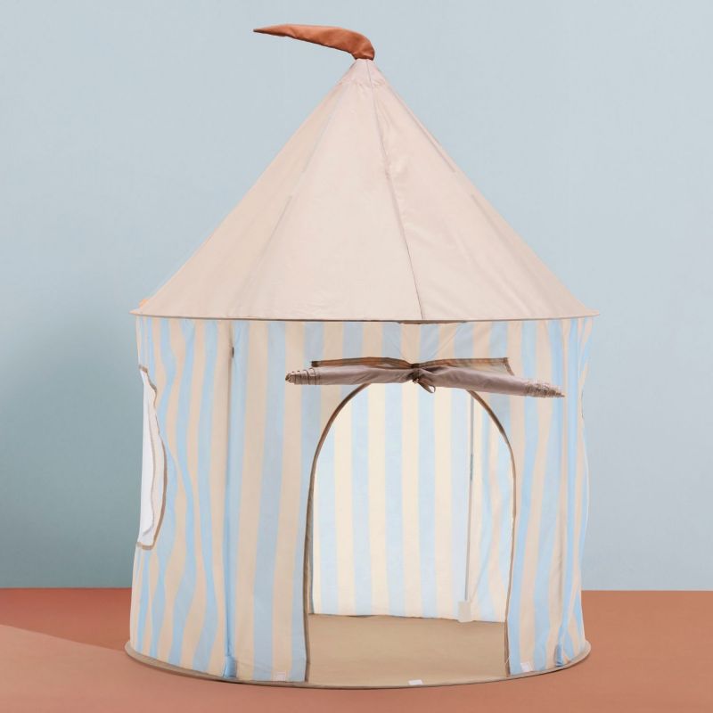 Tente de jeu Stripe Light Blue Kid's Concept Ambiance 3