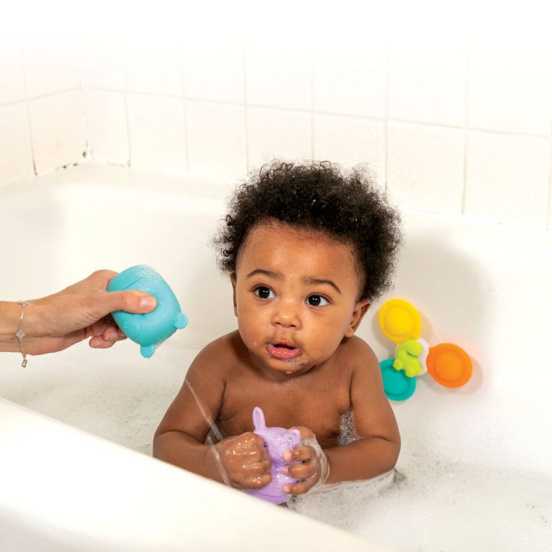 Coffret de bain en silicone Infantino Ambiance 4