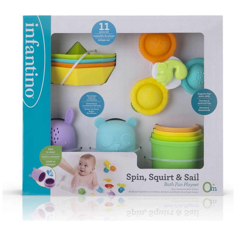 Coffret de bain en silicone Infantino Packaging 5