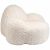 Variation Blanc du produit Fauteuil Momo Cream de la marque Wigiwama