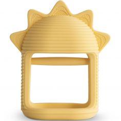 Jouet de dentition en silicone Sun yellow - Mushie