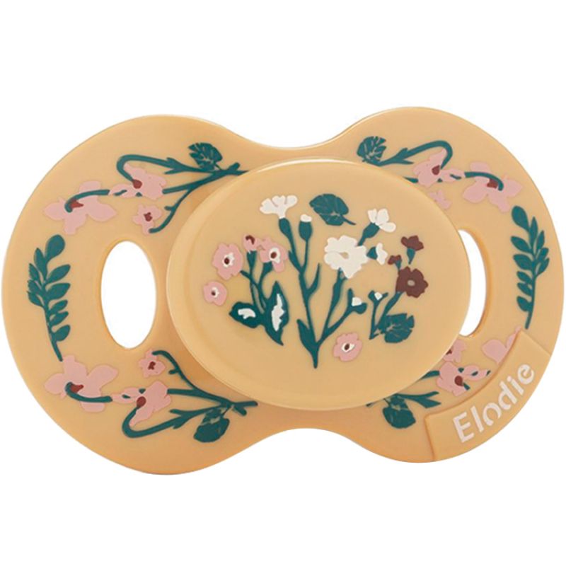 Sucette orthodontique fleur Golden Vintage Flower (3 mois et +) Elodie Details