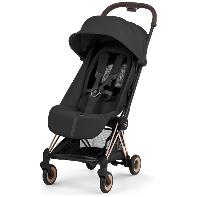COŸA Style 2026 Poussette ultra-compacte et Châssis Rose Gold Sepia Black Cybex Produit 4