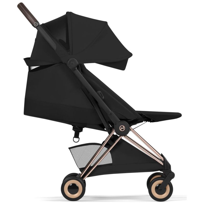 COŸA Style 2026 Poussette ultra-compacte et Châssis Rose Gold Sepia Black Cybex Produit 8