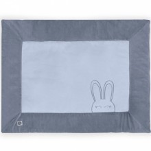 Tapis de parc Sweet bunny bleu (80 x 100 cm)  par Jollein