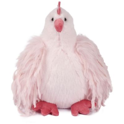 Peluche POULETTE Rose lady (20 cm)