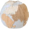 Pouf World Map Back-to-School (45 x 50 cm)  par Lorena Canals