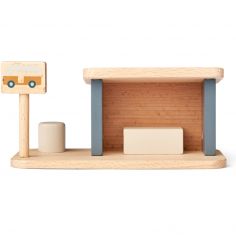Arrêt de bus en bois whale blue mix - Liewood