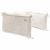 Variation Ecru du produit Tour de lit Cloudy Rib Oatmeal (pour lits 60 x 120 ou 70 x 140 cm) de la marque Jollein