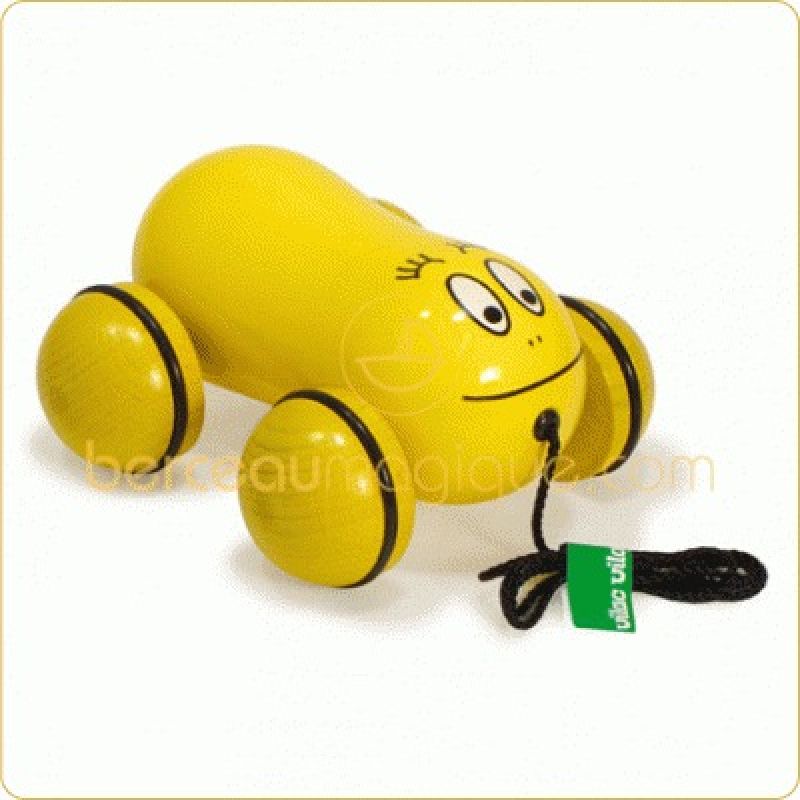 Barbamobile à trainer jaune Vilac