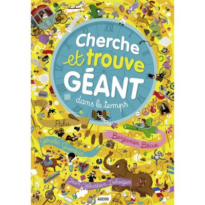 Livre Cherche et trouve géant Dans le temps  par Auzou Editions