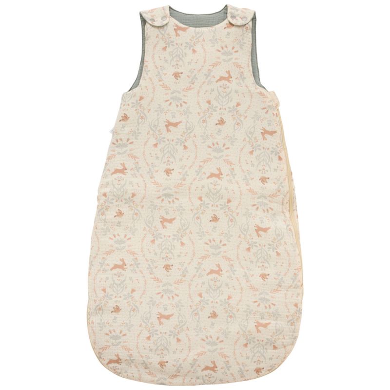 Gigoteuse gaze de coton jardin enchanté et vert de gris (6-18 mois) BB & Co Produit 1