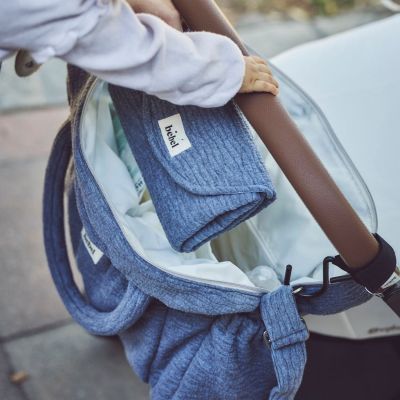 Sac à langer gris clair Comme un bonbon Wavy