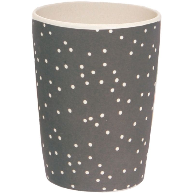 Gobelet en bambou Monochrome dark Love Maé