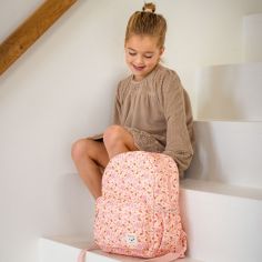 Sac à dos enfant Enchanted Memories Floral rose