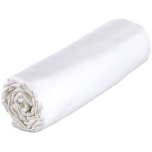 Drap housse en coton bio blanc (60 x 120 cm)  par P'tit Basile