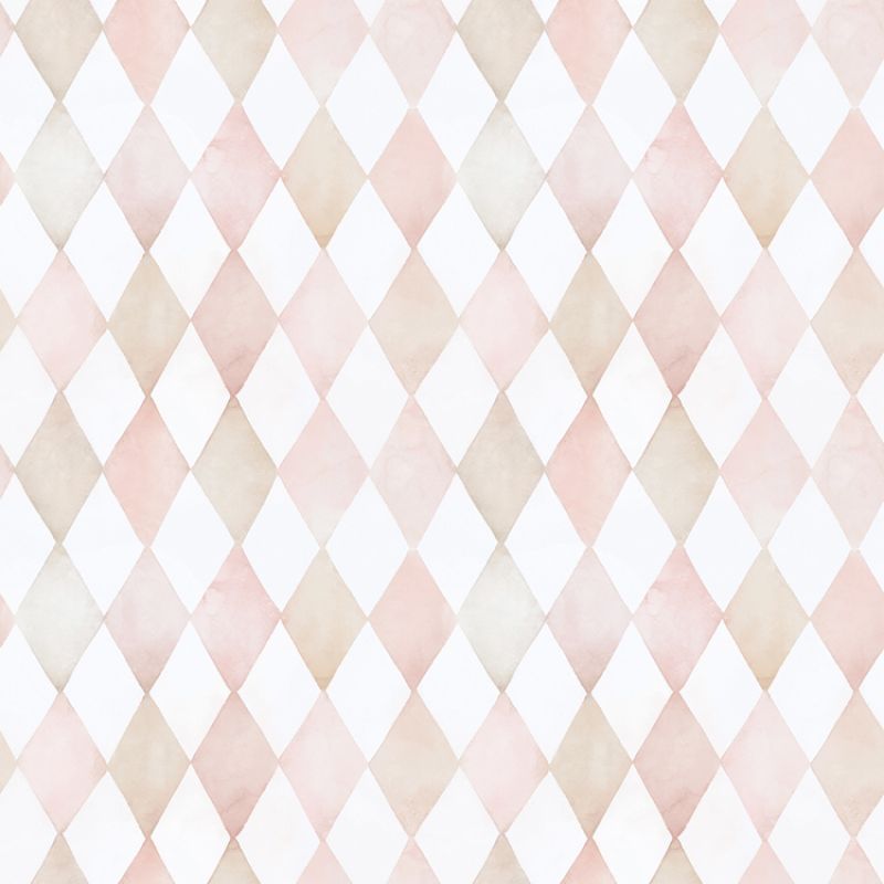 Papier peint Harlequin rose (50 cm x 10 m) Lilipinso