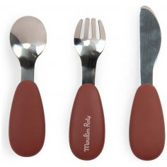 Set couverts silicone Après la pluie