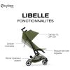 Poussette Ultra Compacte Libelle 2026 châssis Taupe Moss Green Cybex Produit 3