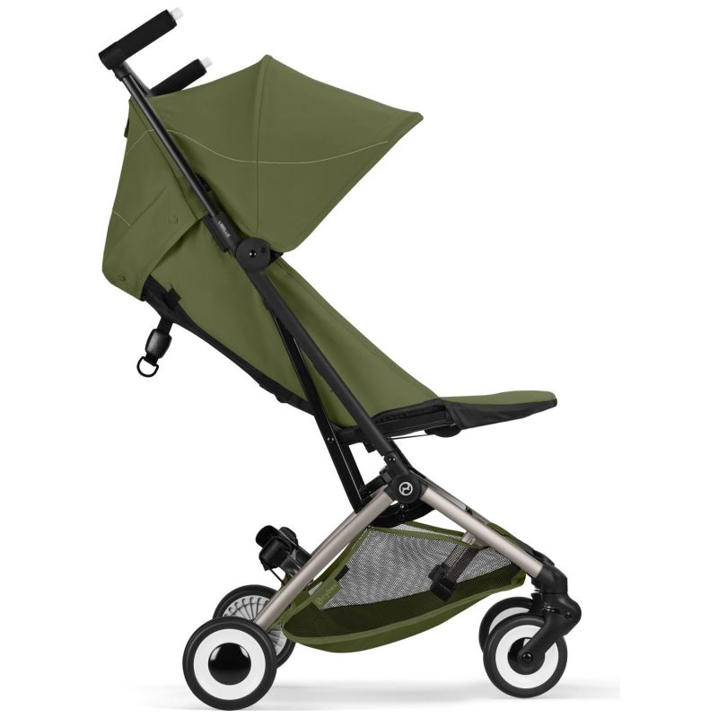 Poussette Ultra Compacte Libelle 2026 châssis Taupe Moss Green Cybex Produit 6