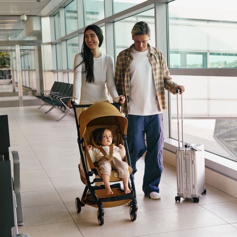 Poussette Ultra Compacte Libelle 2026 châssis Taupe Moss Green Cybex Ambiance 8