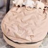 Nid d'ange passe sangle Embossed Milky Coffee (groupe 0+) Jollein Ambiance 7