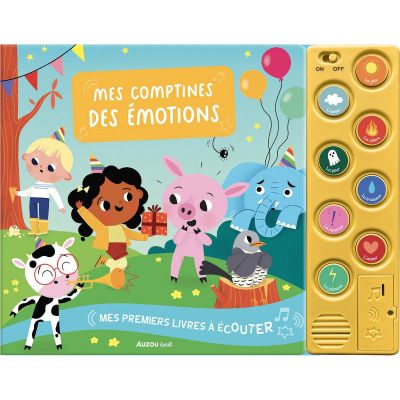 Livre Mes premiers livres à écouter Mes comptines des émotions  par Auzou Editions