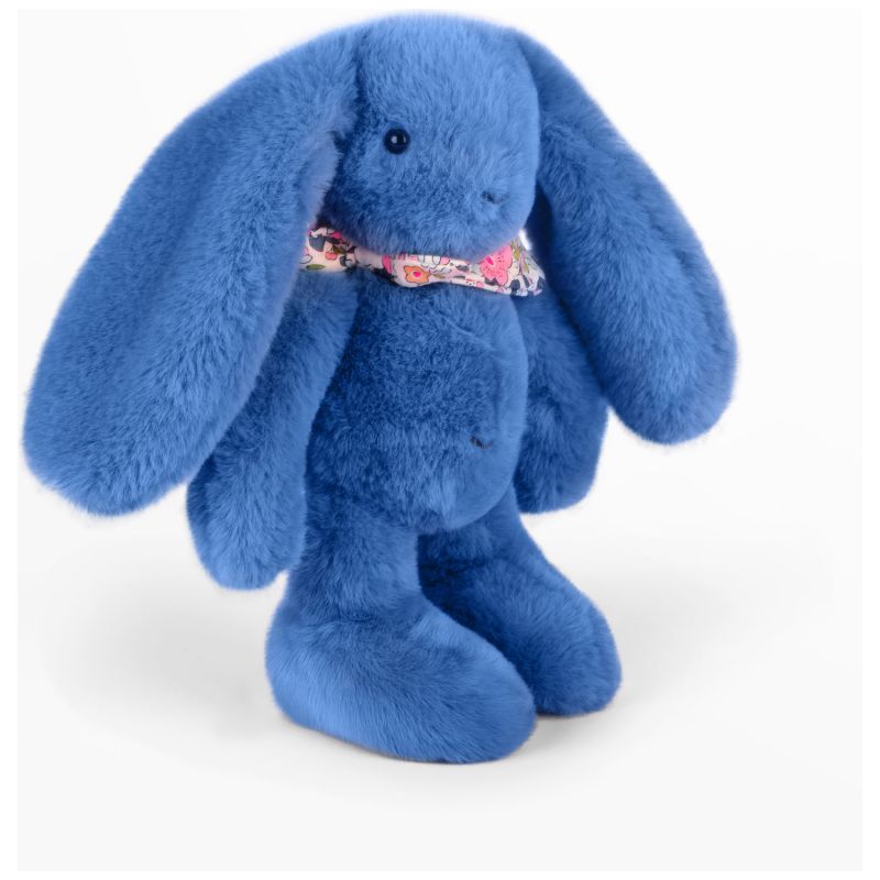Peluche Lapin Fleurette Bleu (25 cm) Doudou et Compagnie Produit 8