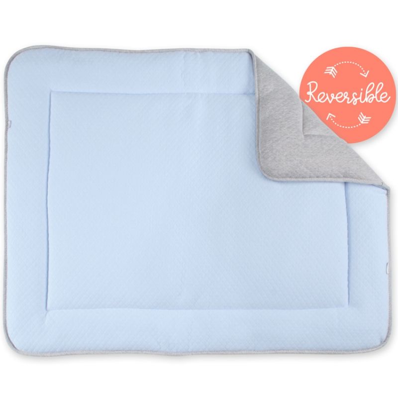 Tapis de parc réversible Kilty bleu clair (75 x 95 cm) Bemini